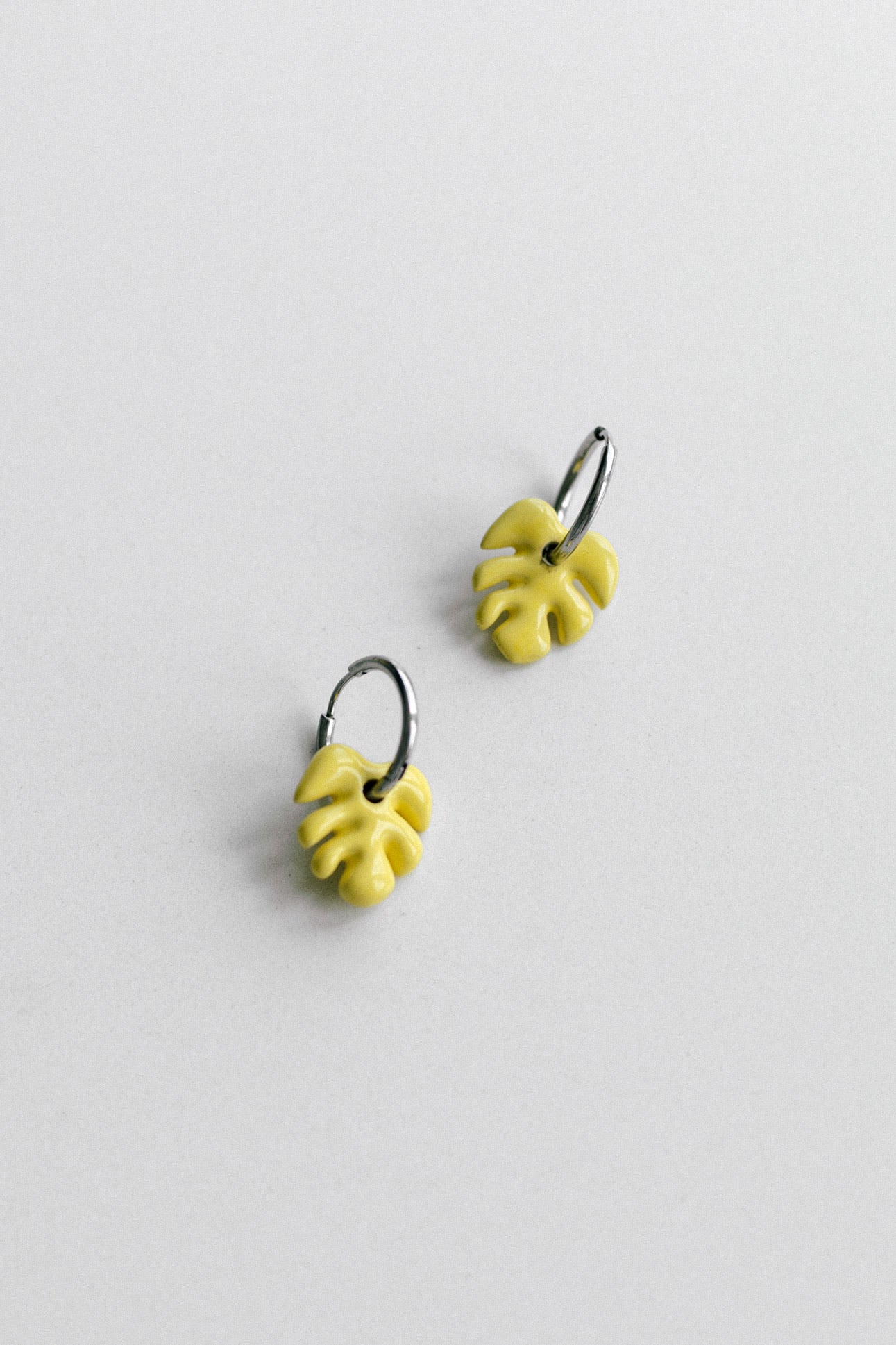 Yellow Mini Aloha Earrings | S