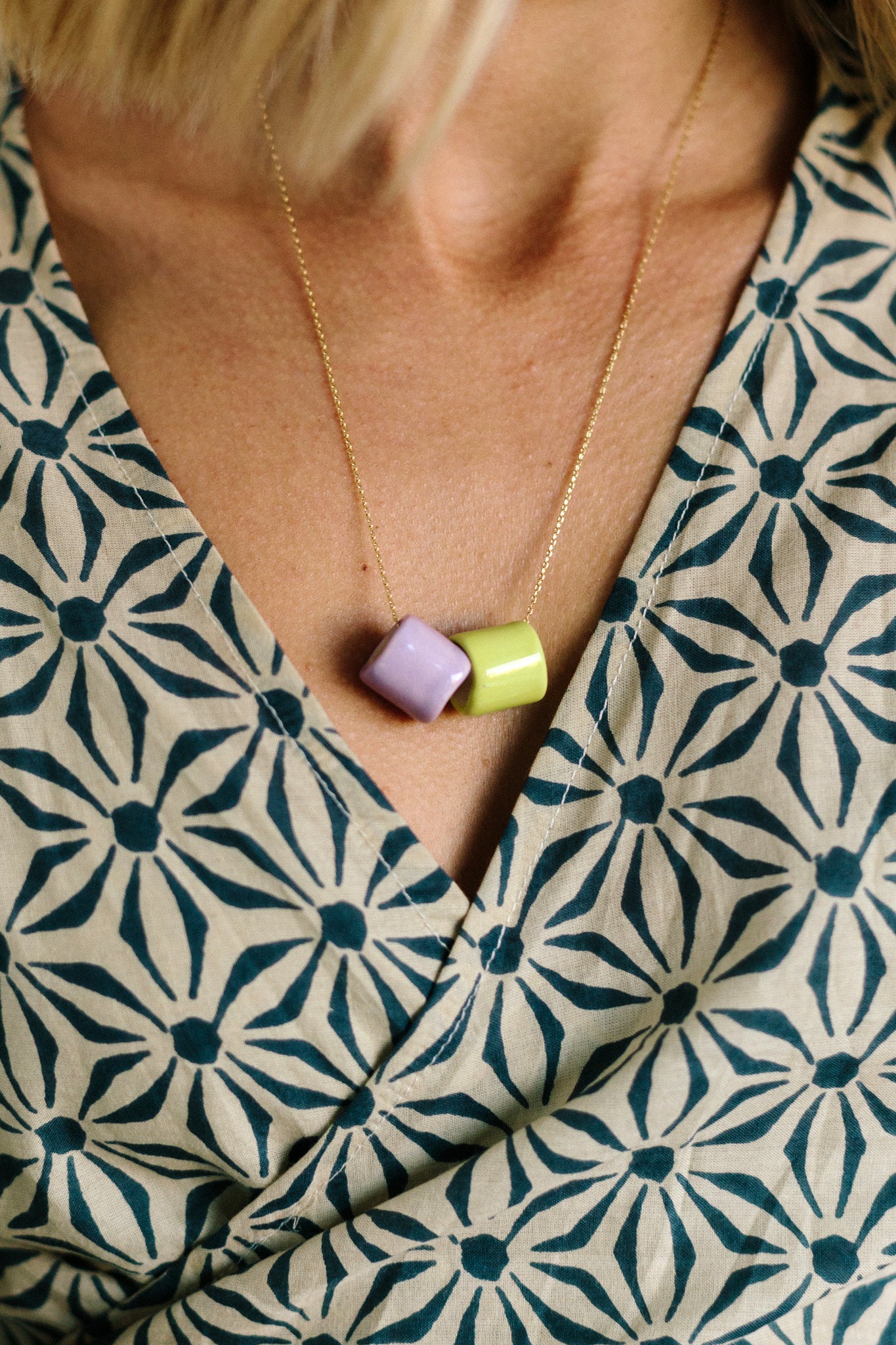 Pastel Lime Ko Charm  | XS