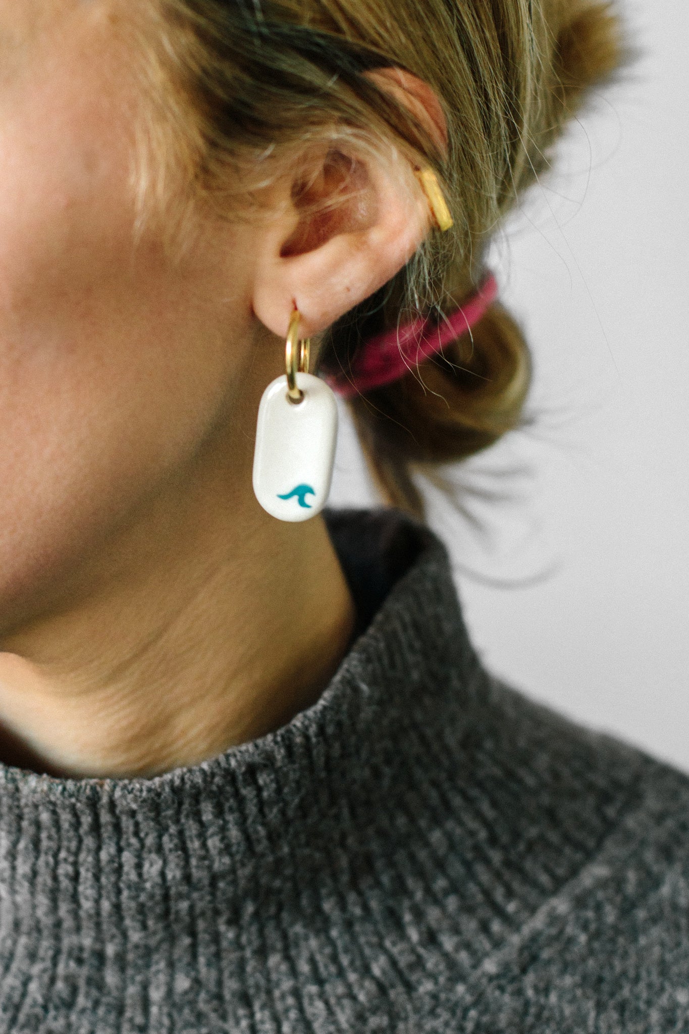 Charm/Pendiente Ola | L