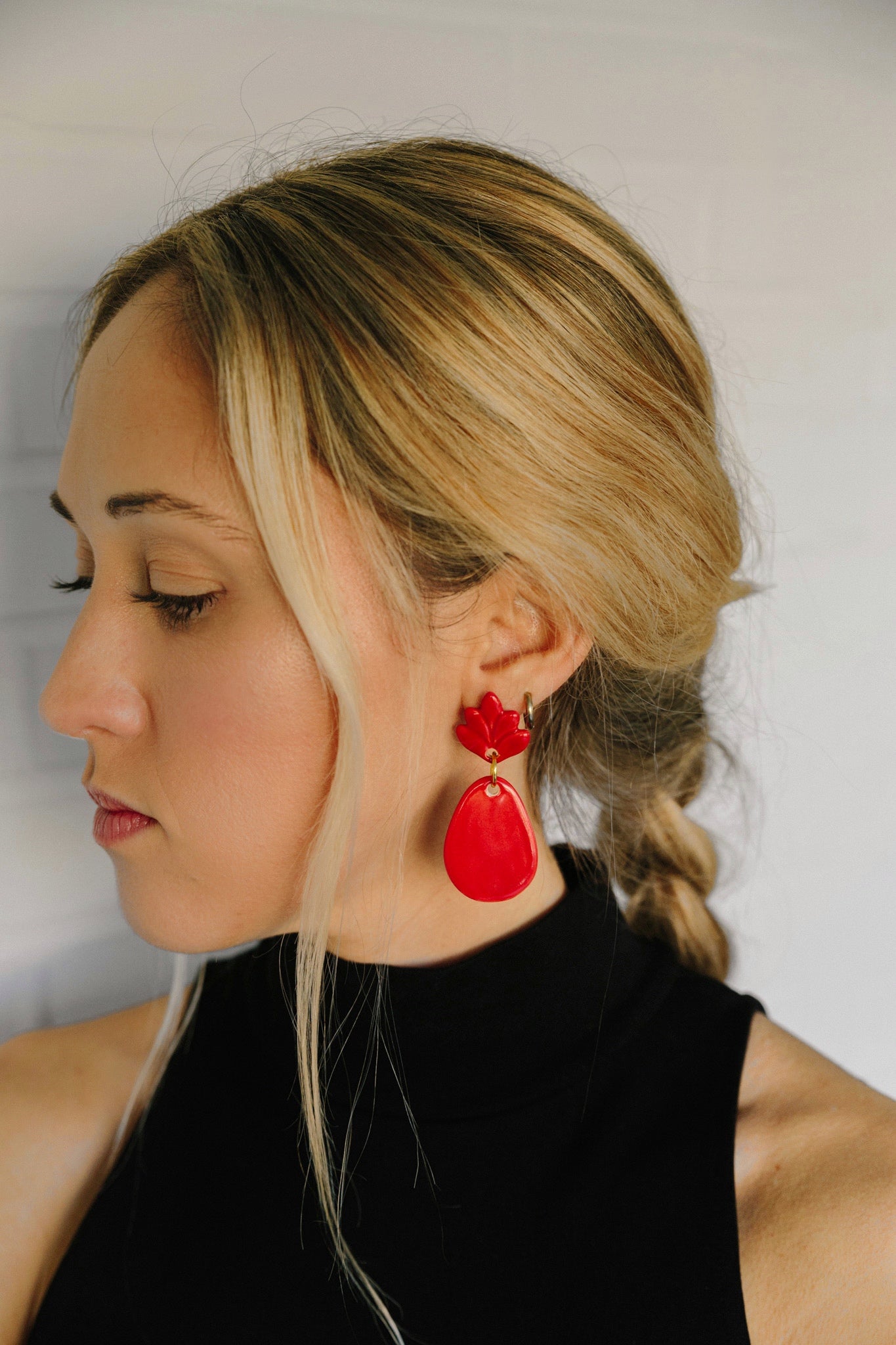 Pendiente Clavel | Personaliza color | XXL