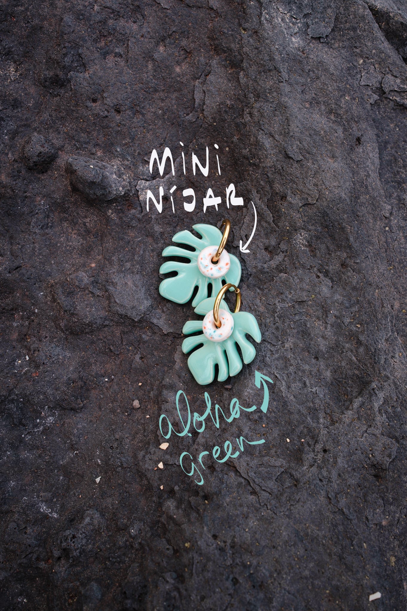 Pendientes Aloha Green | XL