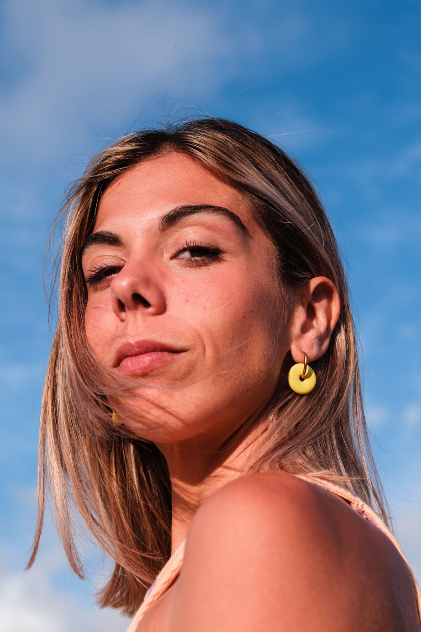 Pendientes Plumeria | M