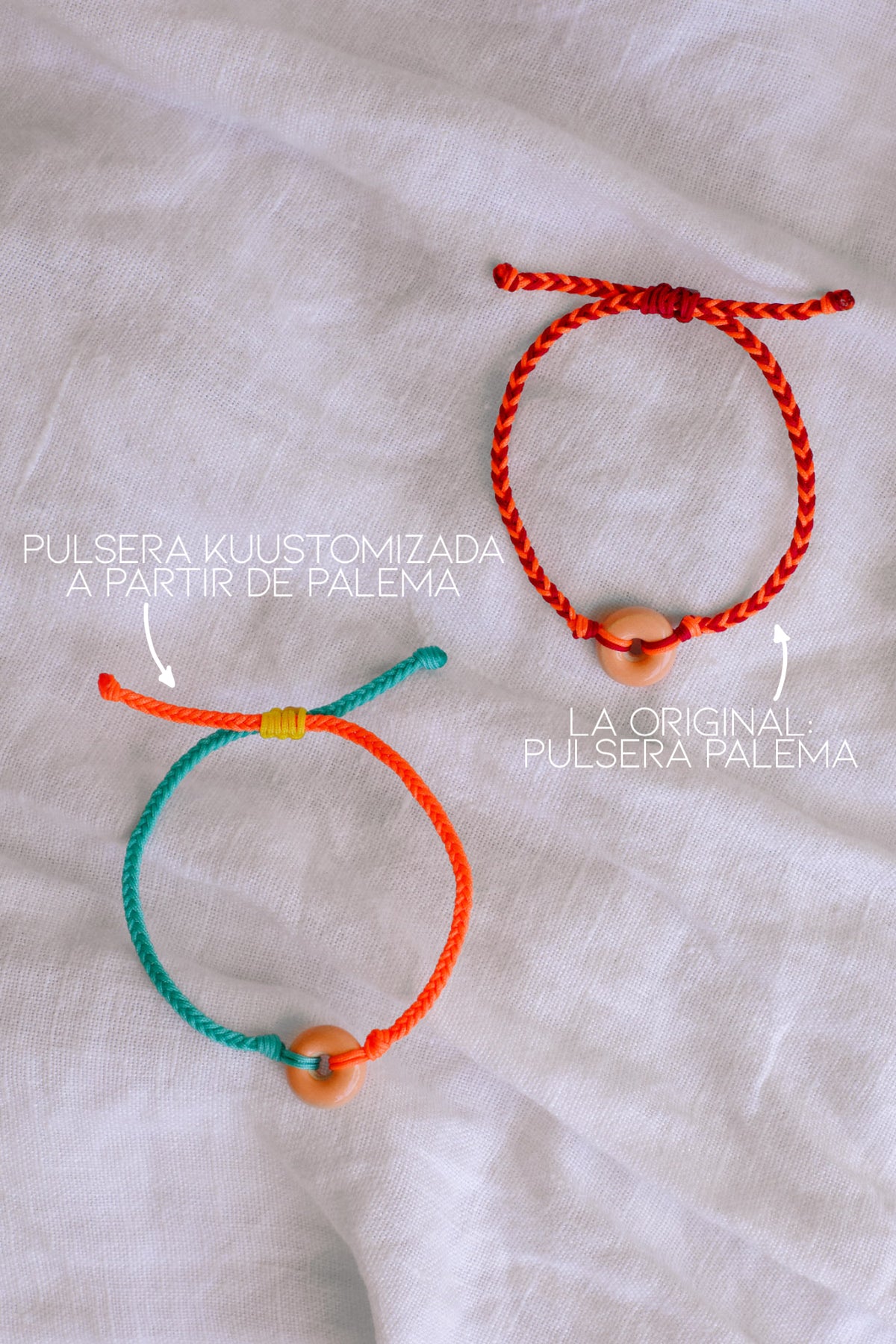 Suplemento Personalización Color Pieza o Diseño Cuerda Pulsera