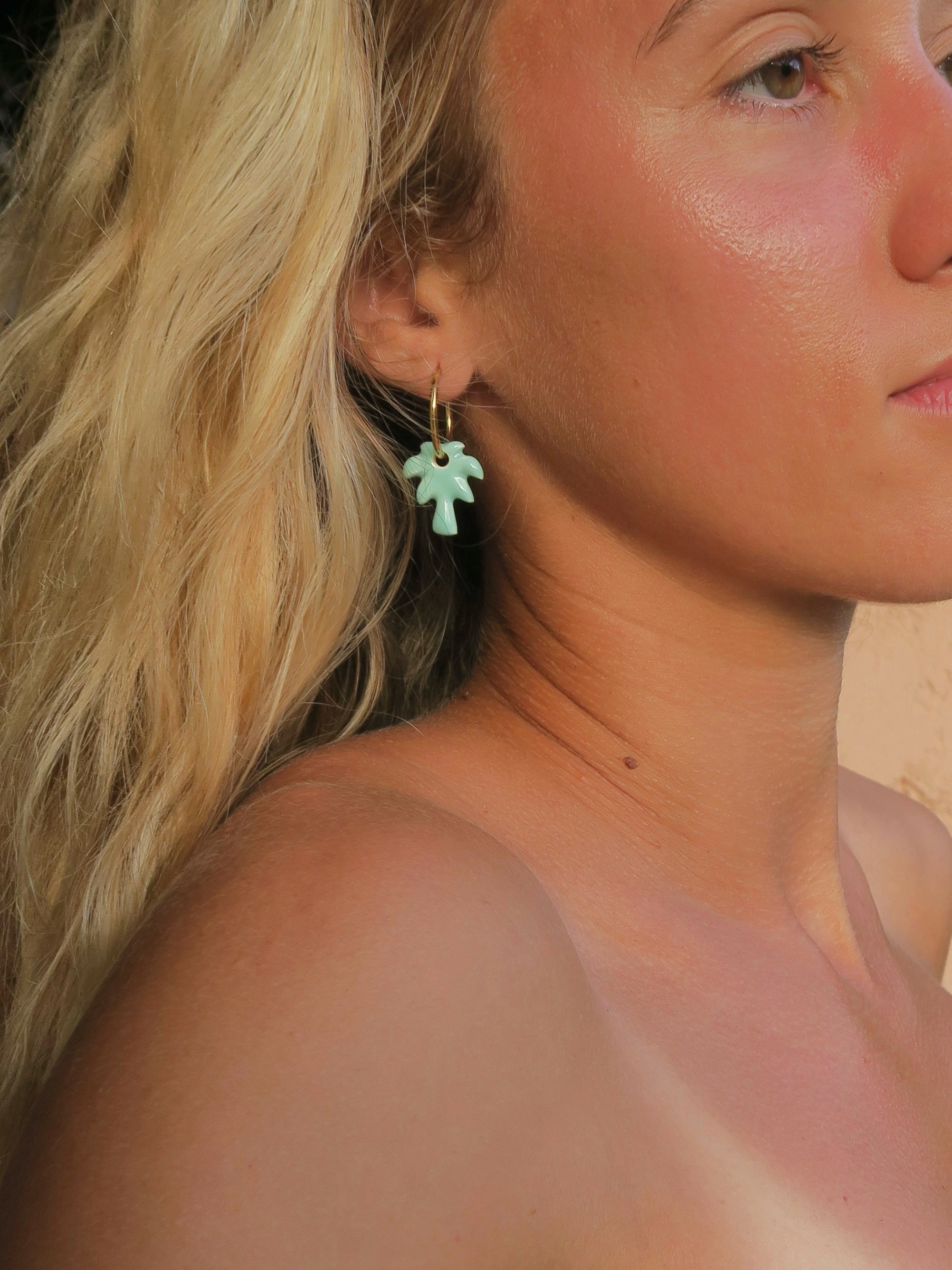 Nuevo | Pendientes Mini-Niu Verde Agua | S