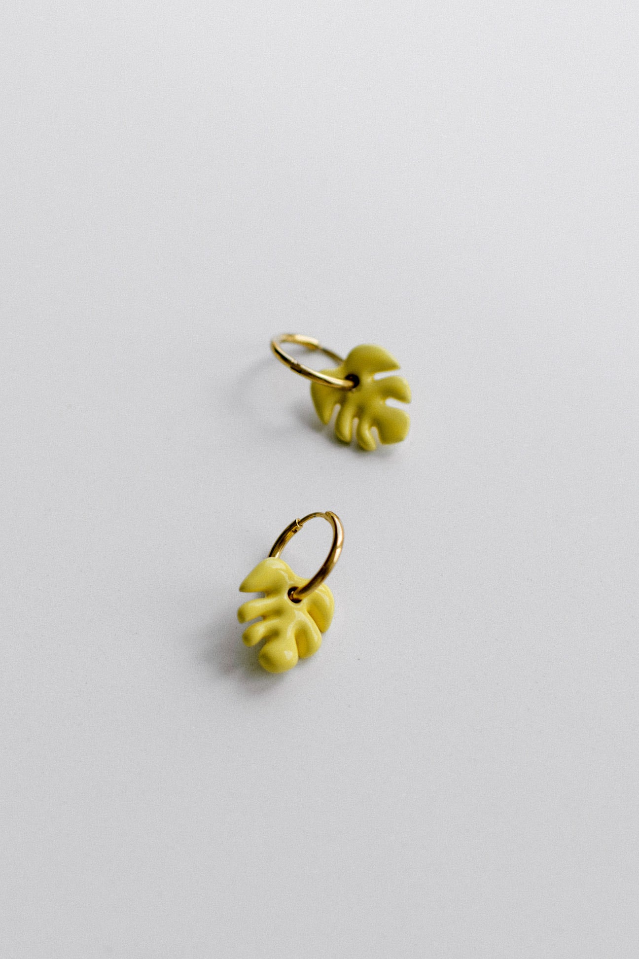 Yellow Mini Aloha Earrings | S