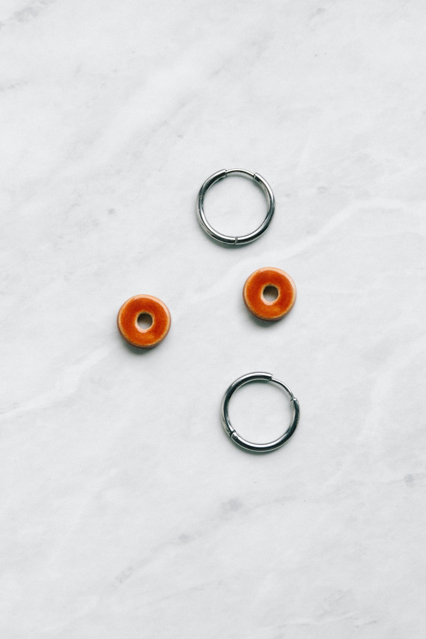 Pendientes Mini Risco Ocre | XS