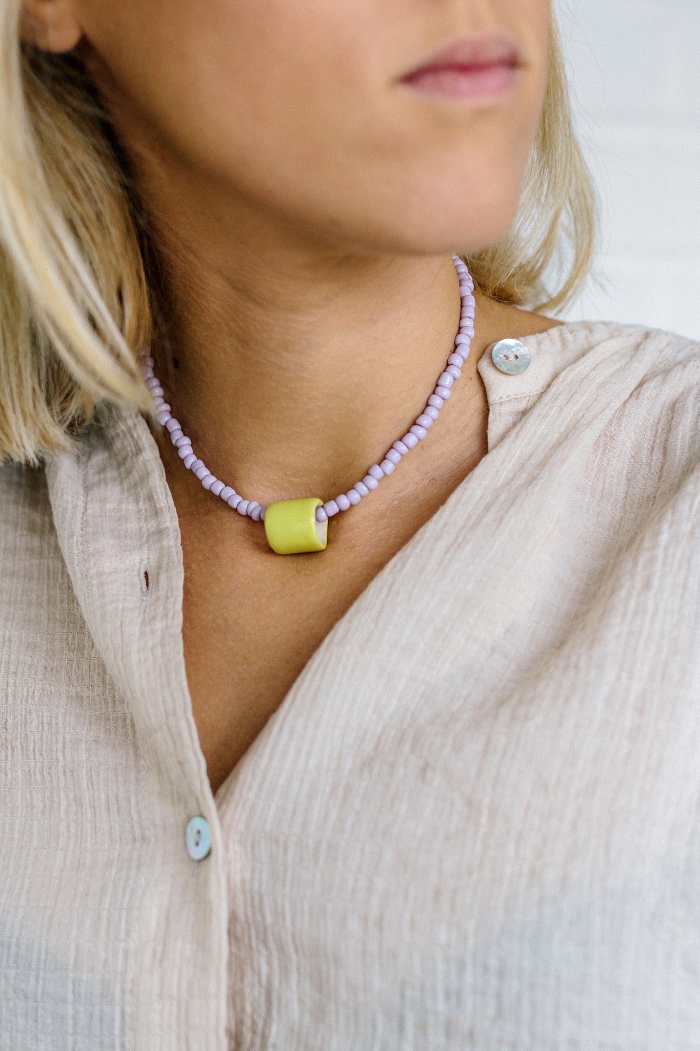 Pastel Lime Ko Charm  | XS