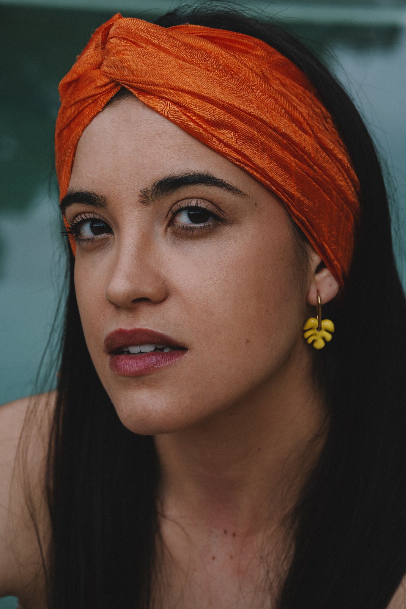 Yellow Mini Aloha Earrings | S