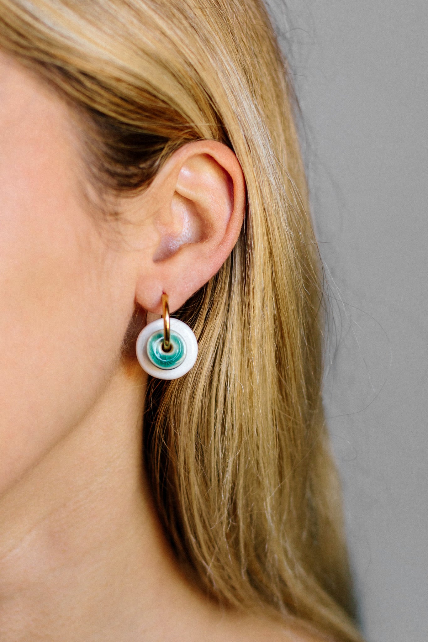 Clasic Golden Hoop Earrings 