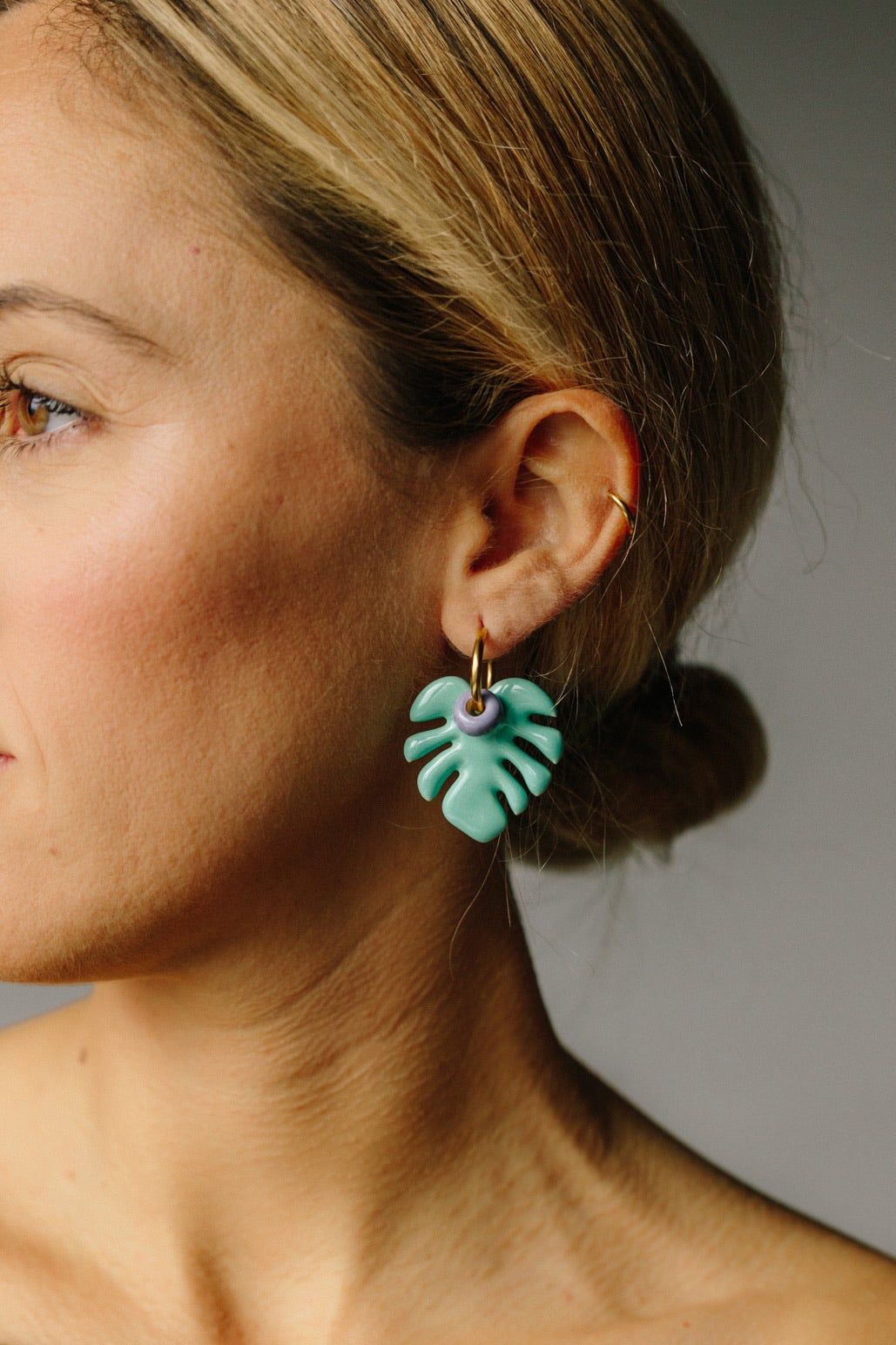 Green Aloha Earrings | XL