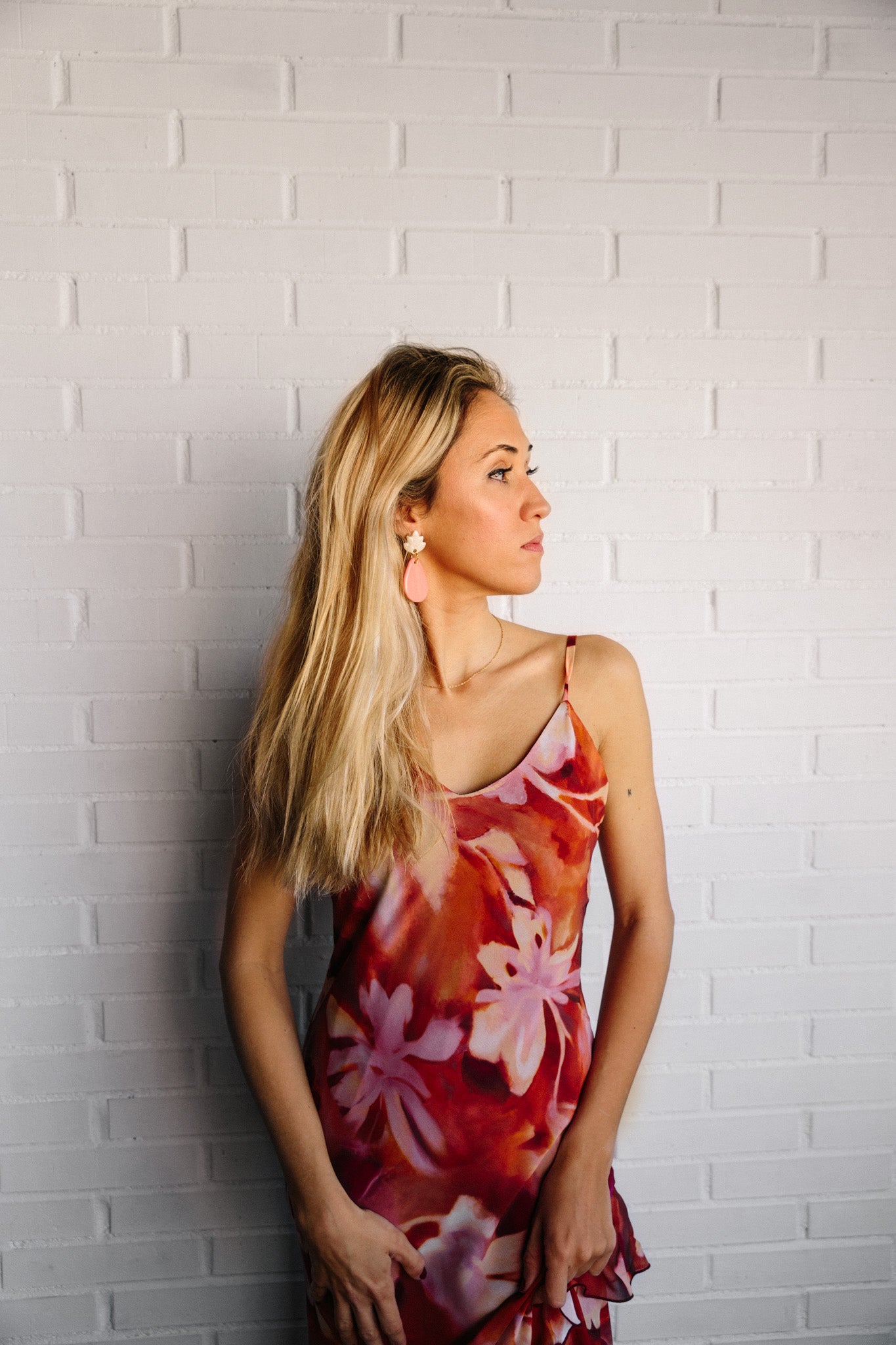 Pendiente Clavel | Personaliza color | XXL