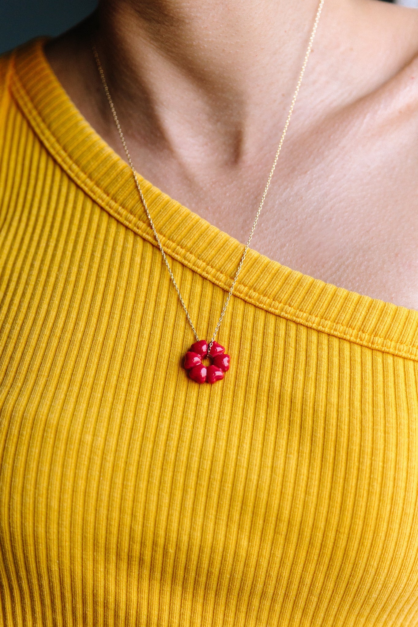 Pendientes Ulei Hulu Rojo | M