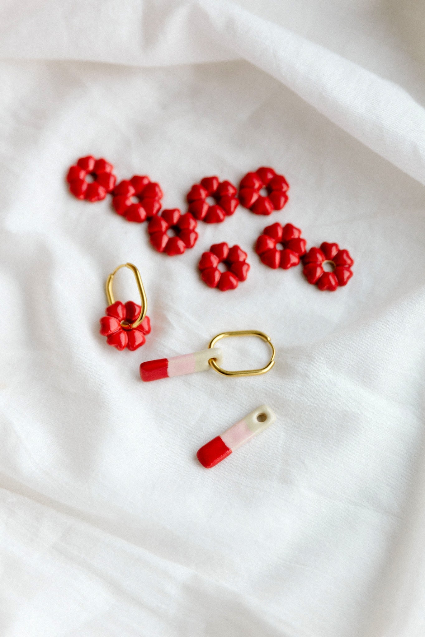 Pendientes Ulei Hulu Rojo | M