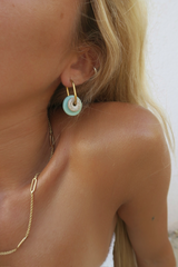 Mini Cala Carbón earrings | XS
